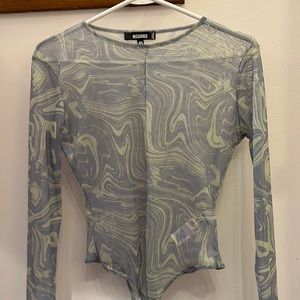 body suit mesh see through